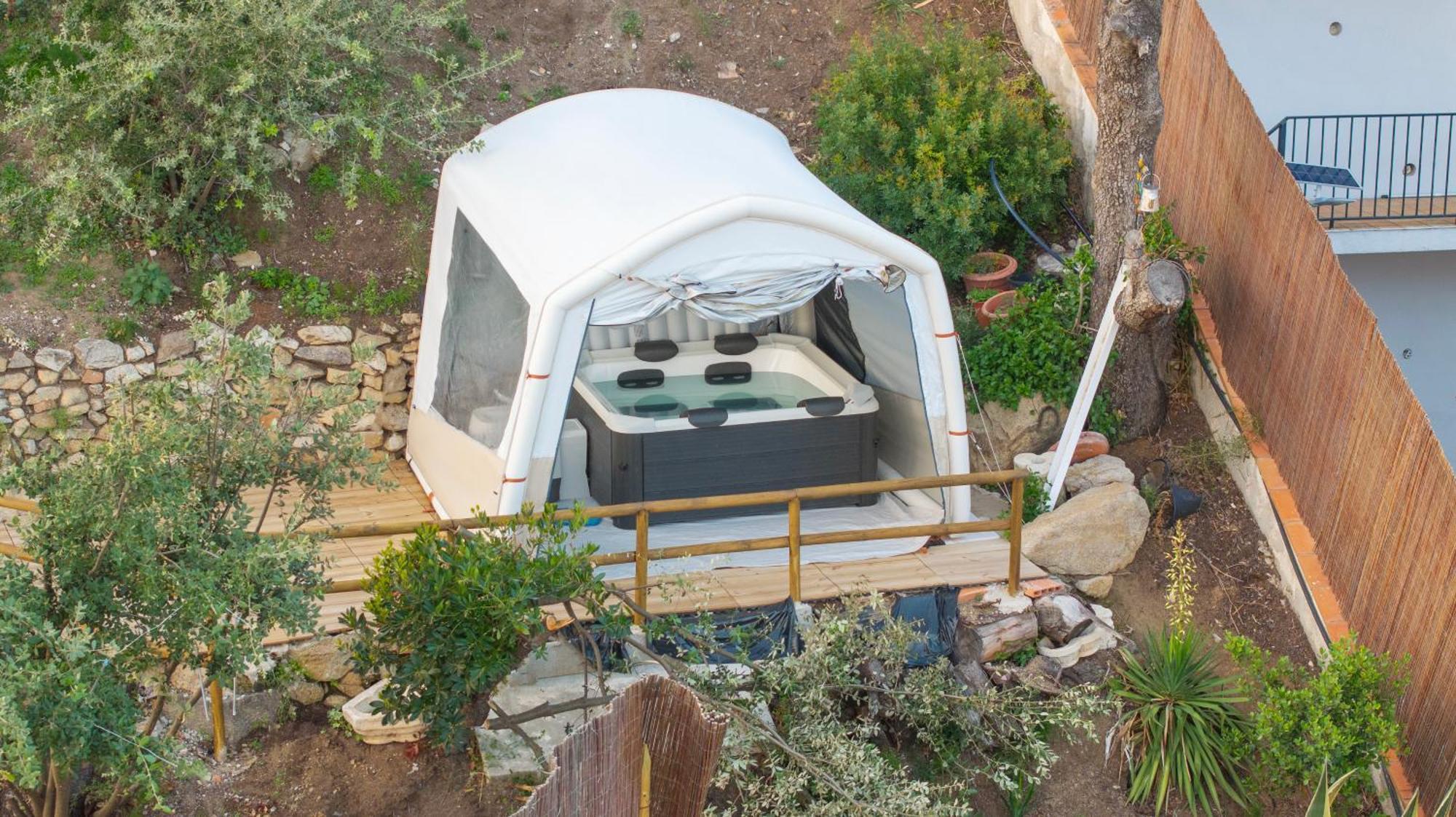 バダロナ Aaa View Private Terrace Outdoor Heated Hot Tub Family Funヴィラ エクステリア 写真