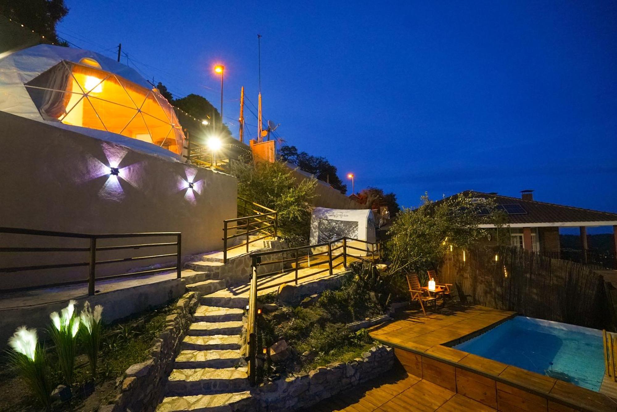 バダロナ Aaa View Private Terrace Outdoor Heated Hot Tub Family Funヴィラ エクステリア 写真