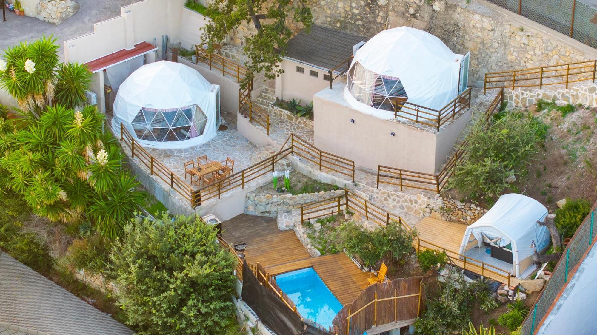 バダロナ Aaa View Private Terrace Outdoor Heated Hot Tub Family Funヴィラ エクステリア 写真